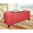 thumbnail image 3 of Linon Carmen Shoe Storage Ottoman, 20 inches Seat Height, Multiple Colors, 3 of 6