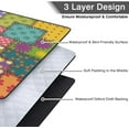 thumbnail image 5 of Extra Large Outdoor Picnic Blankets Waterproof Foldable 60" X 80", Boho Flower Beach Mat Essentials Accessories，Portable Packable Thick Floral Rug for Travel Camping Hiking, 5 of 6