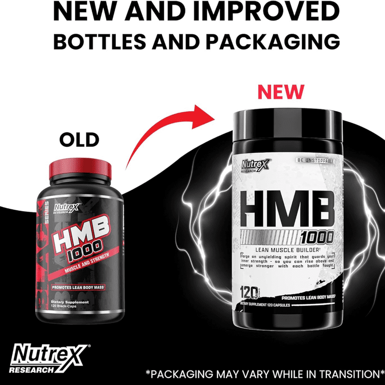 Nutrex Research HMB 1000 Muscle Building Recovery Supplement