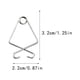 thumbnail image 5 of Bewildely 10 piezas ganchos de azulejo de techo suspendido diseño Simple sin deformación cartel colgante para oficina aula en forma de pez F3 Type2 NO2, 5 of 6