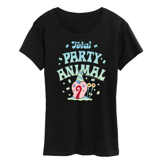 Spongebob Squarepants - Total Party Animal - Women's Short Sleeve Graphic T-Shirt