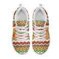 thumbnail image 2 of chaqlin Christmas Sneakers for Women Men Size 11 Gingerbread Man Lace Up Walking Shoes Breathable Mesh Low Top Running Shoes Casual Jogging Shoe with Non-slip Sole, 2 of 7