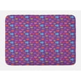 thumbnail image 1 of Hearts Bath Mat, Colorful Big Hearts Covered with Little Ones Romantic Valentines Day Print, Plush Bathroom Decor Mat with Non Slip Backing, 29.5" X 17.5", Multicolor, by Ambesonne, 1 of 2