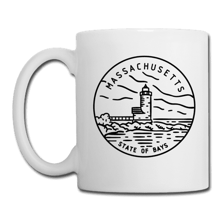 

Massachusetts Ceramic Mug - State Design Massachusetts Mug