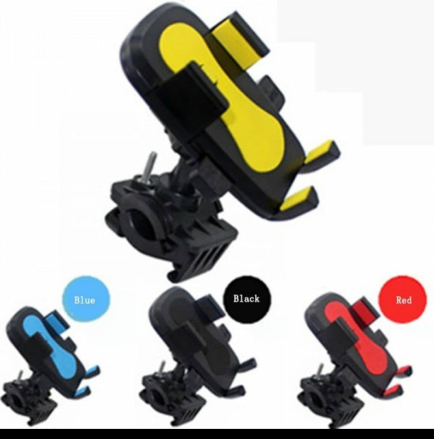 Bike Phone Mount  Cell Phone Holder for Bike  Motorcycle ( Black )