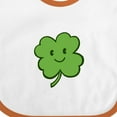 thumbnail image 4 of Inktastic Cutest Clover in the Patch Boys or Girls Baby Bib, 4 of 4