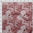 thumbnail image 4 of oneOone Rayon Red Fabric Asian Floral Botanical Flower Craft Projects Decor Fabric Printed By The Yard 56 Inch Wide, 4 of 4