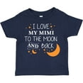 thumbnail image 3 of Inktastic I Love My Mimi to the Moon and Back Boys or Girls Toddler T-Shirt, 3 of 5