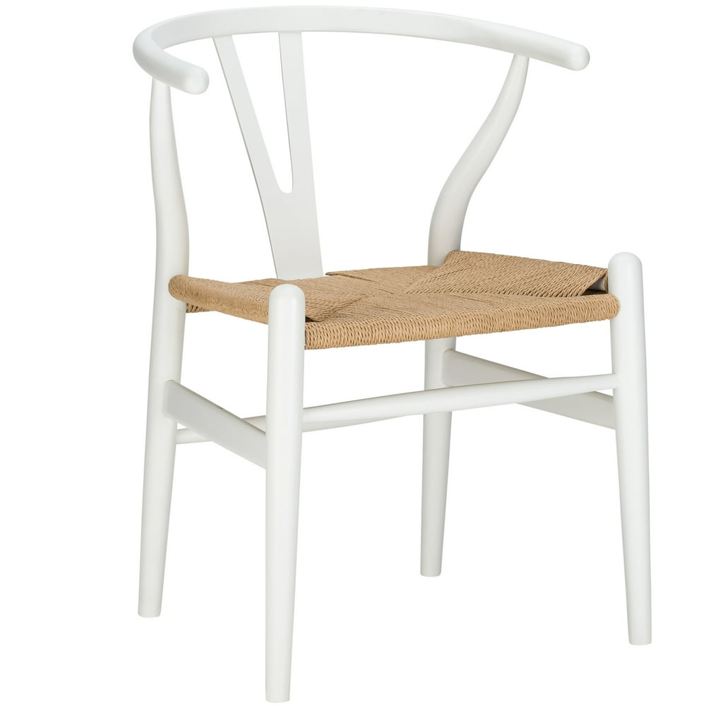 Poly & Bark Weave Chair in White