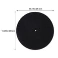thumbnail image 2 of IFANLANDOR 4Pcs Anti Static Record Mat Black Felt Slipmat Shock Absorbing Pad for Vinyl Turntables, 2 of 8