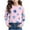 Pink, variant on Riecok Hoodie Sweatshirt Girls Long Sleeve Crew Neck Casual Spring Clothes Warm Fitted Basic Lightfleece Lined Tops Trendy Clothes Hoodie Older Children Pullover Beige 4 T