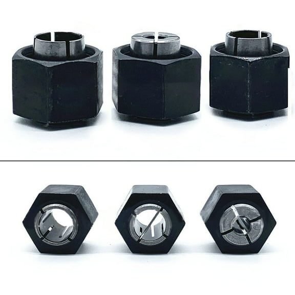 Dw6214 Dw616 Replacement Router Chuck Replacement Router Collet Replacement Router Nut Replacement For Router Repair 6.35Mm Fangkenuo