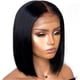 thumbnail image 5 of Pelucas con flequillo para mujer, peluca ondulada suelta, peluca frontal de encaje, peluca africana de cabello corto y liso, peluca de fibra química, cabello largo, 5 of 5