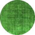 thumbnail image 1 of Ahgly Company Indoor Round Oriental Green Industrial Area Rugs, 6' Round, 1 of 4