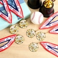thumbnail image 4 of Medallas deportivas Ecation Baseball, doradas, 5 x 5 cm, paquete de 12, 4 of 6