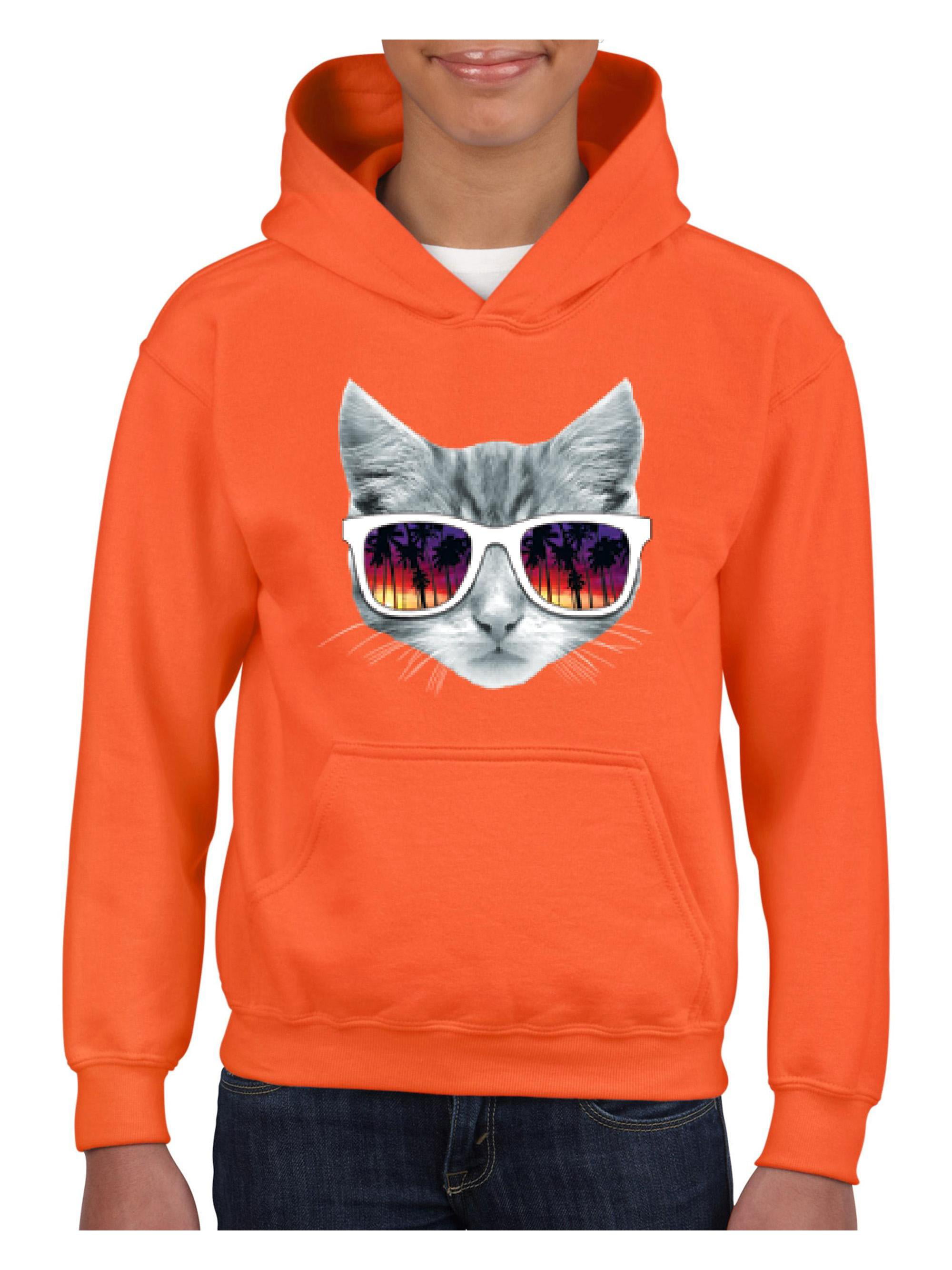 Big Girls Hoodies and Sweatshirts - Kitty - Walmart.com