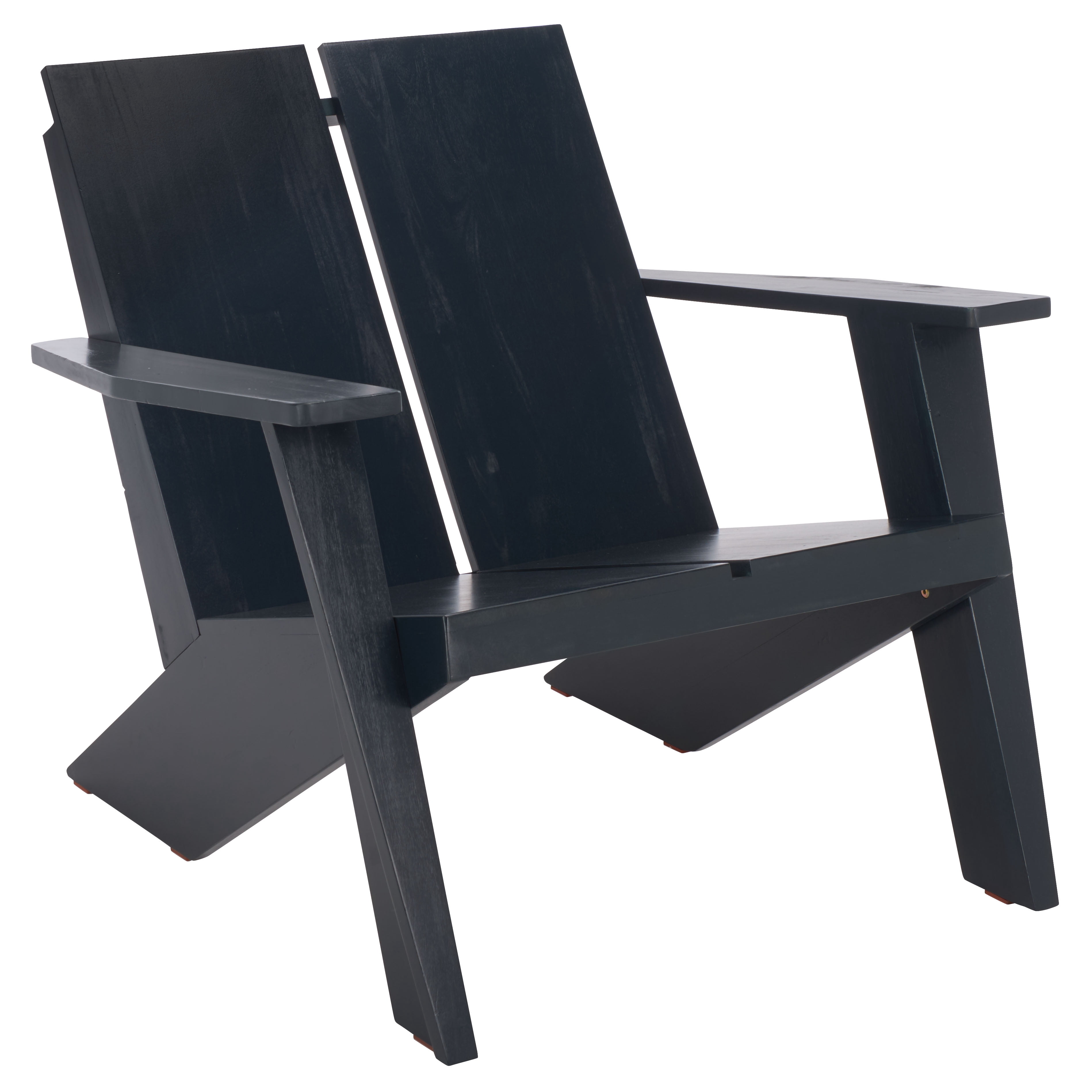 Safavieh Maya Outdoor Wood Adirondack Chair, Midnight Blue