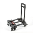 thumbnail image 1 of Carro de equipaje plegable Cola Carro utilitario Plegable con manija ajustable Base extensible Carga máxima 100 kg, 1 of 8