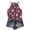 Dark Purple, variant on Halter Tops for Women Back Bow Tie Sleeveless Bohemian Print Blouse Casual Loose Fit Keyhole Back Camisole for Daily Wear Yellow XL