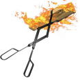 thumbnail image 4 of LEEYNEER Pinces à Bois de 26 Pouces pour Foyer, Feu de Camp, Cheminée, Fer Forgé Robuste, 4 of 6