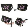 thumbnail image 2 of ZUXONGSY Butterfly Moon Daisy Flower Print 3-in-1 Lightweight Purse Organizer Shoulder Bag with Handle, Large Makeup Pouch with Zip, and Lip Balm Gloss Holder Keychain, 2 of 4