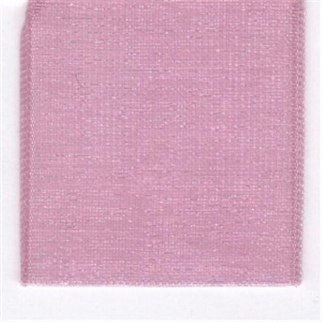 Papilion R072070230165100Y .88 in. Sheer Chiffon Ribbon 100 Yards - Rosy Mauve
