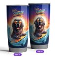 thumbnail image 2 of Retro Surfing Newfoundland in Cool Sunglasses Hello Summer Waves 20oz Stainless Steel Tumbler Insulated Cup with Lid Newfie Dog Lover Gifts - 10001, 2 of 5