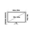 thumbnail image 2 of VEVOR Trépied Projecteur Écran avec Support 100 Pouces 16:9 4K Écran de Projection HD Support Sans Plis Hauteur Réglable Portable pour Projecteur Intérieur & Extérieur pour Cinéma, Maison, Jeux, Bureau, 2 of 8