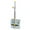 Grey, variant on Retractable Long Handle Dust Pan And Brooms Combo For Indoor Outdoor Brooms Dustpan Set For Kitchen Lobby Office Standing Dustpan With Cleaning Teeth