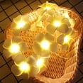 thumbnail image 6 of LED Frangipani String Lights, Battery Operated Fairy Lights, Heart Shaped Room Decor, Girls Bedroom Ambient Lighting, Party Holiday Photo Backdrop, 6 of 6