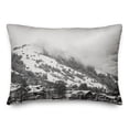 thumbnail image 2 of Creative Products Unsplash Grayscale Mountain 20 x 14 Spun Poly Pillow, 2 of 3