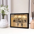thumbnail image 7 of Mini Art Gallery Frame Museum of Us Silhouette Box Photo Frame, Personalized Shadow Box Display Case Figurines Anniversary Valentines Day Birthday Gifts for Him Her Couples (Art Gallery), 7 of 7