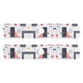 thumbnail image 7 of Yayeee Faucet Mat for Kitchen Sink 30" Diatomite Long Splash Guard Pad, White Simple Shapes, 2 Pack, 7 of 7