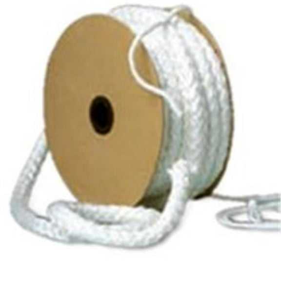 Imperial GA0175 Fiberglass Gasket Rope, 3/4" x 50', White