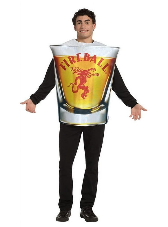 Fireball Shot Glass Halloween Costume Men's and Women's Adult One Size Multicolor, by Rasta Imposta