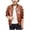 Brown A, variant on Boys Leather Jacket Kids Baseball Collar PU Leather Bomber Jacket Boys Spring Fall Casual Light Motorcycle Coat,2T,Brown