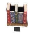 thumbnail image 1 of <p>Unique Pen Holder, Decorative Multi Purpose Retro Style 2 Compartments Desk Pen Holder Book Shaped  For Office</p>, 1 of 7
