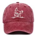 thumbnail image 3 of Visor Hat for Outdoor Casual Use - Washed Baseball Cap with Subtle French Embroidery Craftsmanship and Everyday Comfort, 3 of 3