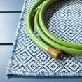 thumbnail image 3 of SAFAVIEH Hampton Ali Diamond Indoor/Outdoor Area Rug, Navy/Ivory, 9' x 12', 3 of 9