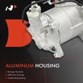 thumbnail image 3 of A-Premium A/C Compressor with Clutch Compatible with BMW 320i, 330i, 340i, 430i, 440i, X3, X4, Z4, 2017 2018 2019 2020, with 6SAS14C Compressor, 3 of 6