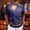 Black, variant on KLHDSF Men's Halloween Casual Polo Shirt Short Sleeve Loose Fit Henley Neck Versatile Everyday Top Black L