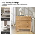 thumbnail image 5 of Tina's Home Transitional Solid Wood End Table Set of 2 with Charging Station & Spacious Storage Acorn, 5 of 6