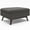 Ebony, variant on Trent Home 36" Mid Century Coffee Table Storage Ottoman in Blue Velvet Fabric