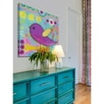 thumbnail image 4 of Marmont Hill "Purple Bird" by Jill Lambert Painting Print on Wrapped Canvas, 4 of 5