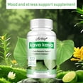 thumbnail image 3 of Kava Kava Root Extract Supplement, for Balanced Mood, Support Stress Relief & Better Sleep, 120 Capsules, 3 of 7