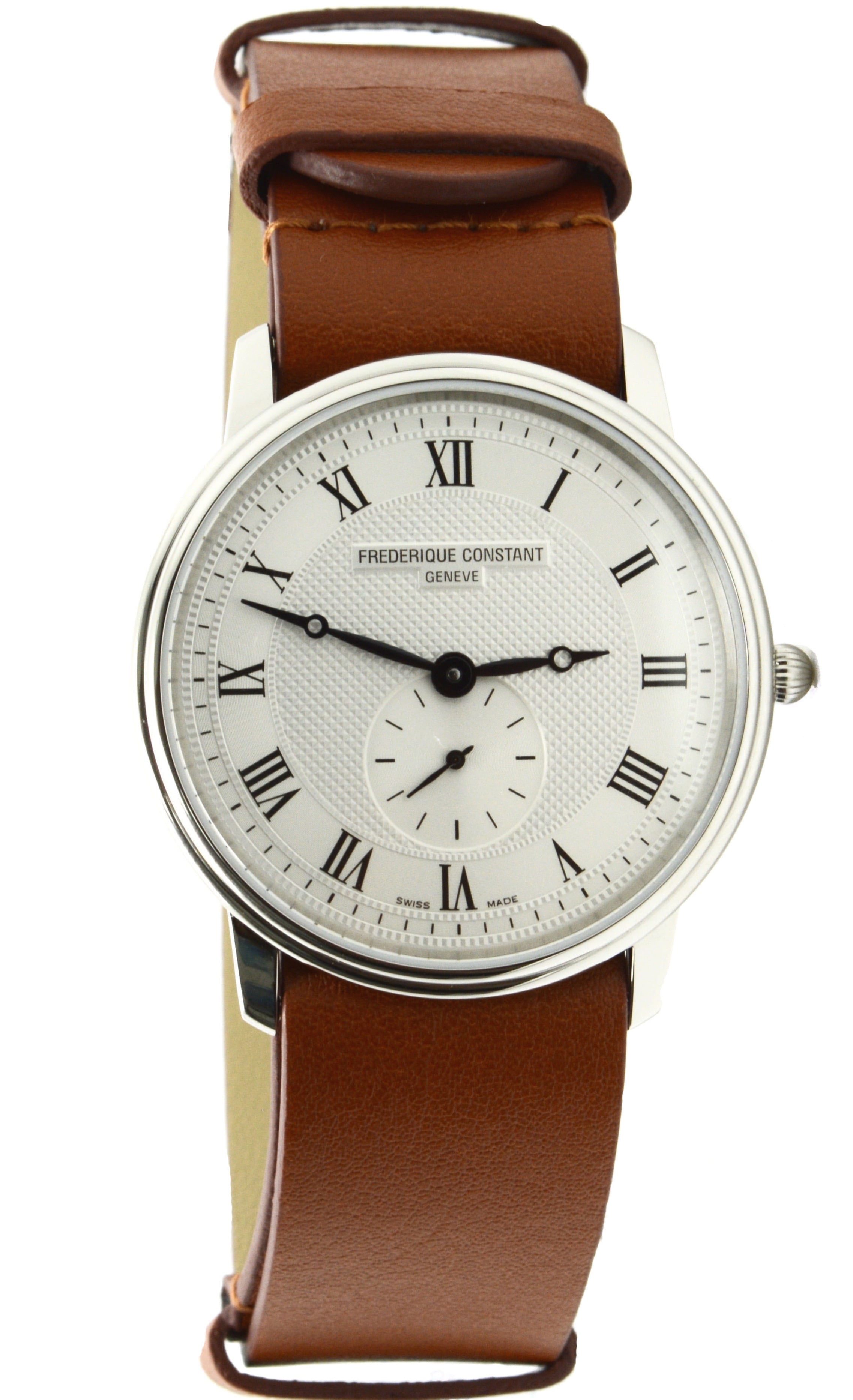 frederique constant worldtimer brown