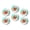 C0666, variant on Glass Refrigerator Magnet 6Pcs Magnetic Fridge Sticker,Decor for Kitchen,Whiteboard,Cabinet,Cartoon Chef