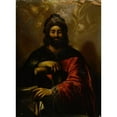 thumbnail image 3 of Claude Vignon 11x14 Black Modern Framed Museum Art Print Titled - The Prophet Isaiah, 3 of 5