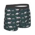 thumbnail image 2 of KLL Turtle Chrysanthemum Men's Cotton Boxer Briefs Underwear-Small, 2 of 8