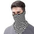 thumbnail image 7 of Chess Checkerboard Neck Gaiter Balaclava Face Scarf Mask Quick-Dry Half Masks For Women Men Sun Protection Breathable Dustproof, 7 of 7